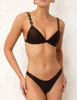 August Diamond Trim Tri Bikini