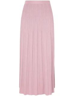 August Rib Midi Skirt