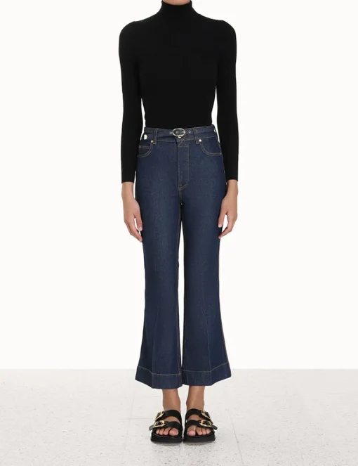 Cropped Flare Jean