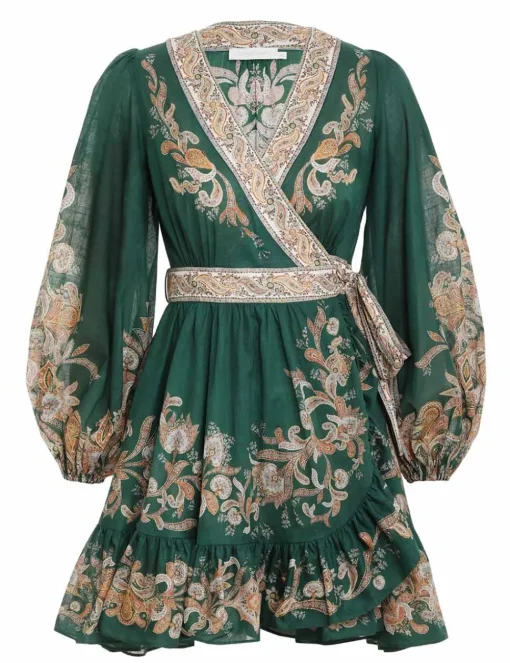 Devi Wrap Mini Dress