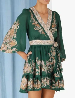 Devi Wrap Mini Dress