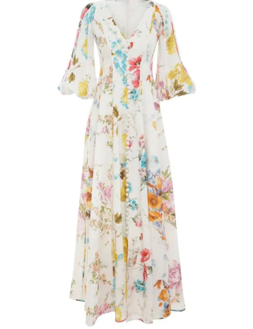 Halcyon Panelled Maxi Dress