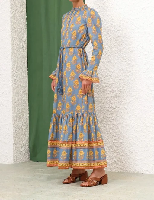 Junie Frill Midi Dress