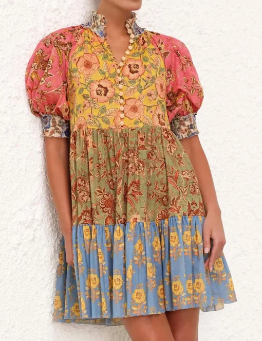 Junie Lantern Mini Dress
