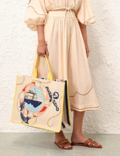 Large Jacquard Tote