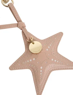 Leather Starfish Key Charm