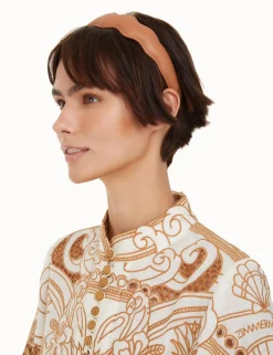 Leather Wave Headband