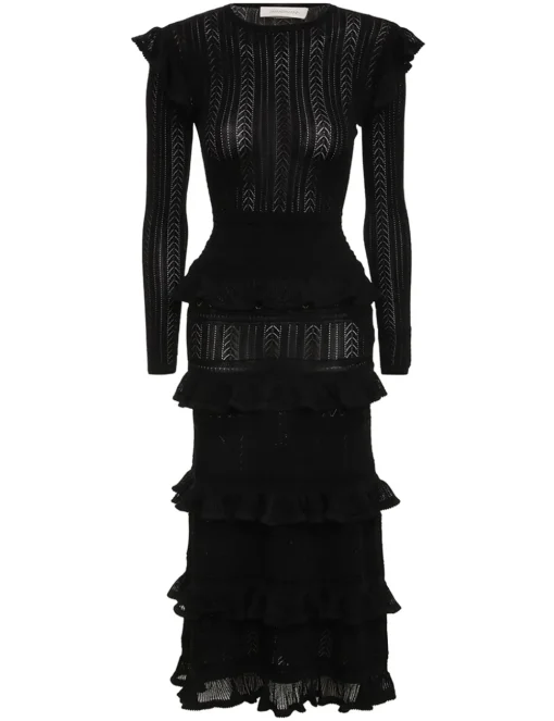 Luminosity Ruffle Dress