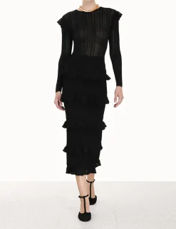 Luminosity Ruffle Dress