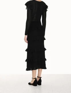 Luminosity Ruffle Dress