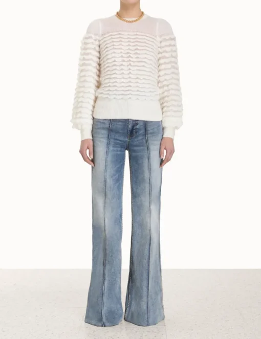Luminosity Scallop Sweater