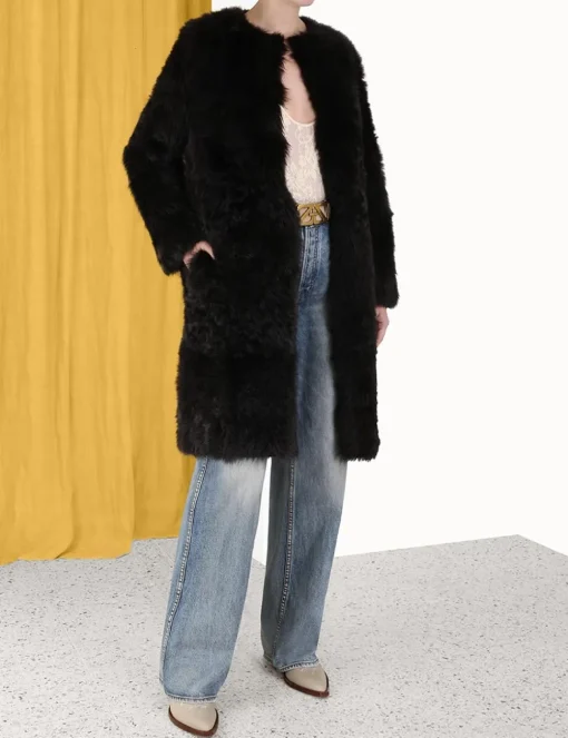 Luminosity Shearling Coat