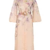 Lyrical Buttoned Midi Dress