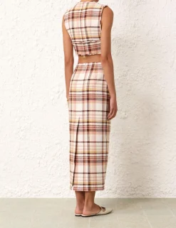 Matchmaker Check Bow Bodice