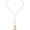 Pearl Rope Lariat Necklace