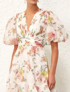 Pleated Mini Dress