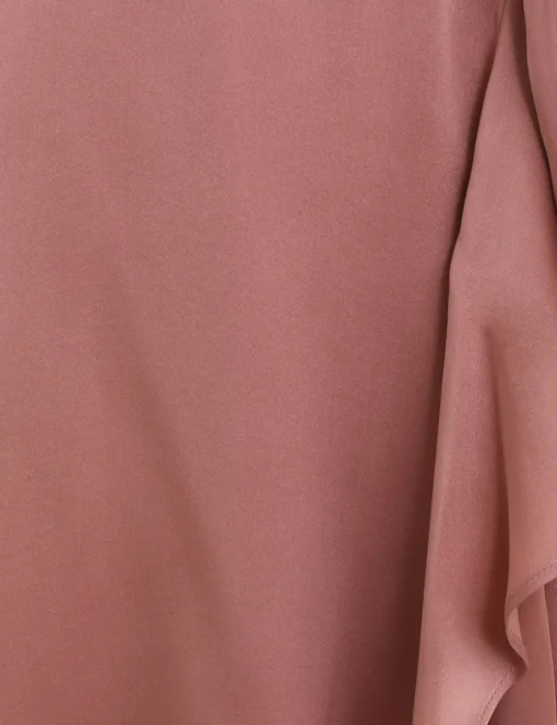 Silk Wrap Midi Dress