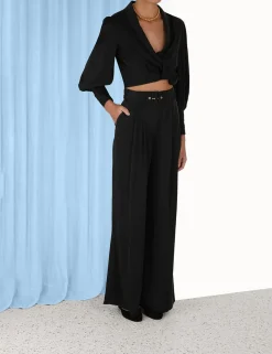 Silk Wrap Top