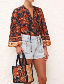 Small Jacquard Tote