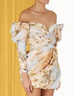 Luminosity Drape Mini Dress